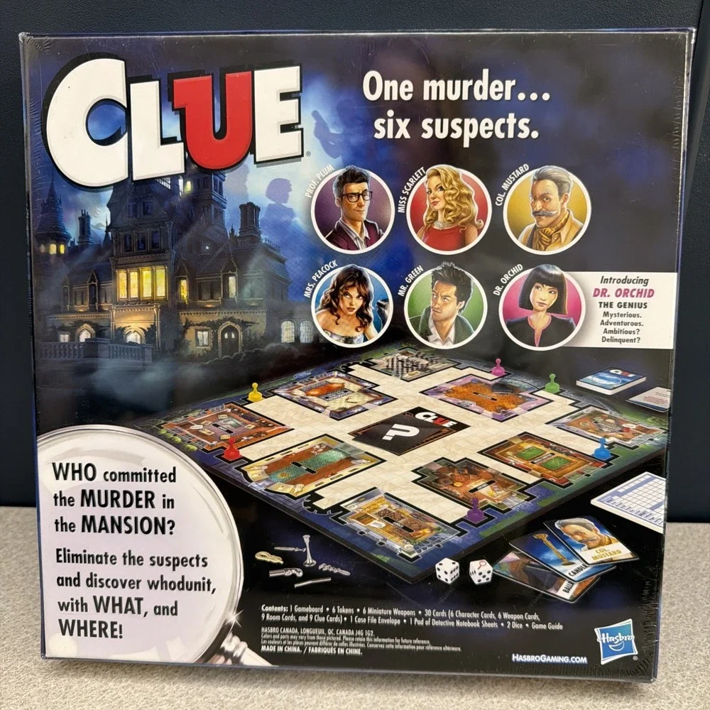 CLUE The‎ Classic Mystery Game - Brand New